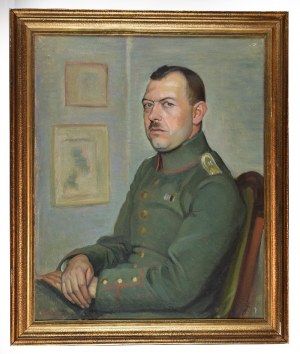 Henryk BERLEWI (1894-1967), Portret oficera, 1918