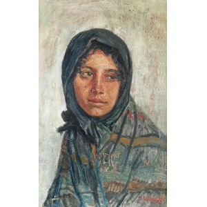 Teodor WACYK (1886-?), Dziewczyna w chuście