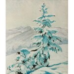 Franciszek JAŹWIECKI (1900-1946), Świerki w śniegu, 1939