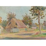 Tadeusz BARWECKI-SZEWCZYK (1912-1999), Scena wiejska, 1970
