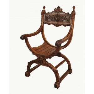 Fotel w stylu mebli neorenesansowych
