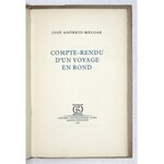 AGORRIZ-MELGAR José - Compte-Rendu d&#39;un Voyage en Rond. Grande-Bretagne 1964. Ateliers Typographiques Gliwa. 8, s