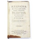 [JEZIERSKI F. S.] - Rzepicha. Warszawa 17790 oraz [VOLTAIRE] - Zadyg. Warszawa 1811