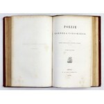 UJEJSKI Kornel - Poezje. T. 1-2. Nowe wyd. z wyboru autora. Lipsk 1894. F. A. Brockhaus. 16d, s. VIII, 243, [1]; VII, 