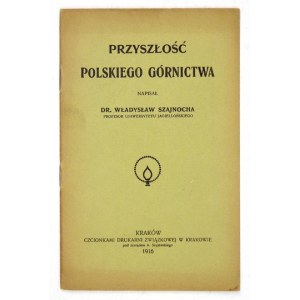 SZAJNOCHA Władysław - Przyszłość polskiego górnictwa. Kraków 1916. Czcionkami Drukarni Związkowej w Krakowie. 16d, s