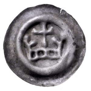 Zakon Krzyżacki, brakteat korona o prostej podstawie, 1280-1300