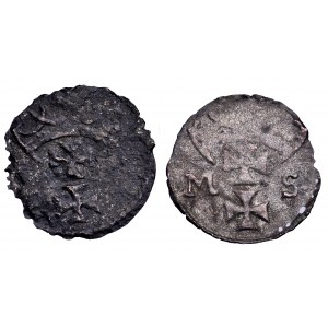 Zygmunt I Stary, zestaw 2 denarów gdańskich