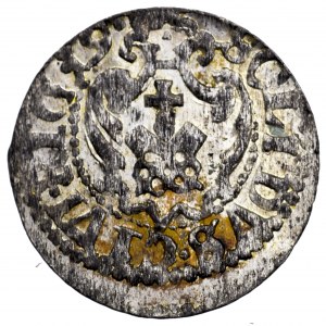 Zygmunt III Waza, szeląg 1619, Ryga - piękny