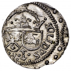 Zygmunt III Waza, szeląg 1616, Wilno - piękny, menniczy