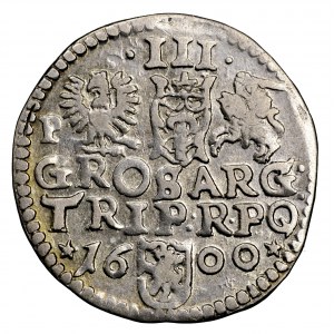 Zygmunt III Waza, trojak 1600, Poznań - gwiazdki