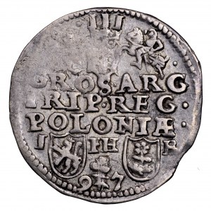 Zygmunt III Waza, trojak 1597, Poznań