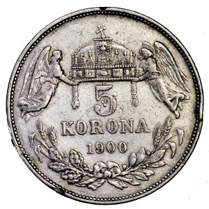 Węgry, 5 koron 1900