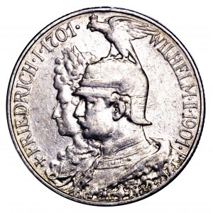 Niemcy, Prusy, 2 marki 1901 A, 200 lat Królestwa Prus