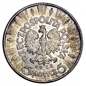 II Rzeczpospolita, 5 złotych 1938, Piłsudski - rzadsze