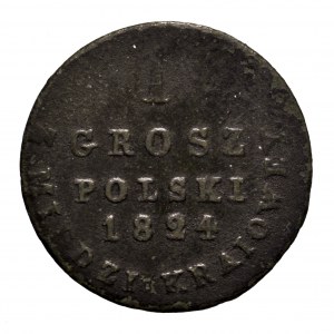 Królestwo Polskie, grosz 1824 IB