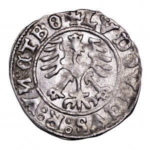 Śląsk, Ludwik Jagiellończyk, półgrosz 1526, Świdnica