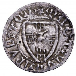 Zakon Krzyżacki, Konrad von Jungingen, szeląg - rzadki, TER, MAGT, z błędem