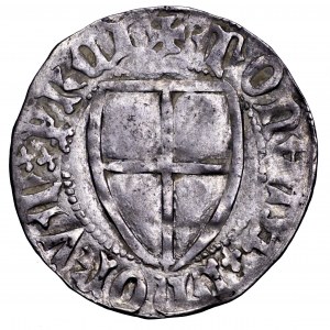 Zakon Krzyżacki, Konrad von Jungingen, szeląg - rzadki, TER, MAGT, z błędem