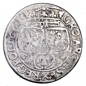 Jan II Kazimierz, szóstak 1661 GBA, Lwów