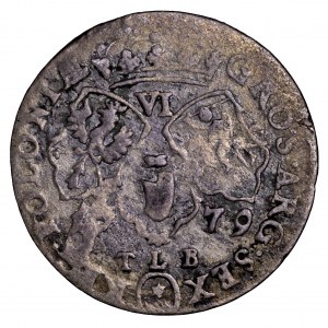 Jan III Sobieski, szóstak 1679 TLB, Bydgoszcz - TLB na rewersie