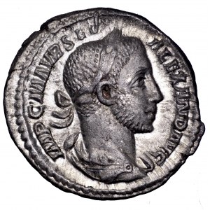 Cesarstwo Rzymskie, Aleksander Sewer, denar 228 n.e., Rzym, Mars