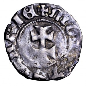 Węgry, Maria, denar 1383-1385, Buda