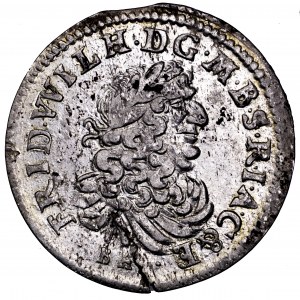 Niemcy, Prusy, szóstak 1686 BA, Królewiec - piękny