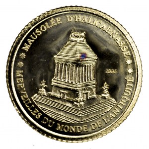 Wybrzeże Kości Słoniowej, 1500 franków 2006, Mauzoleum w Halikarnasie - złoto