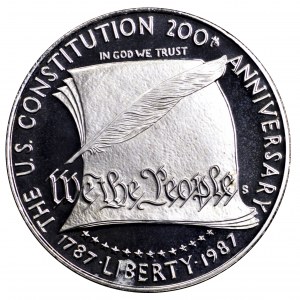 Stany Zjednoczone, dolar 1987 S, Konstytucja