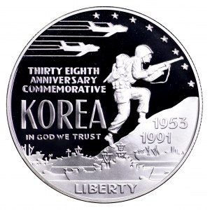 Stany Zjednoczone, dolar 1991 P, Wojna w Korei