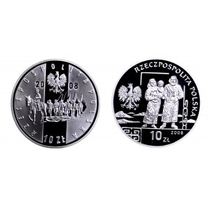 III RP, zestaw 2 x 10 złotych kolekcjonerskie
