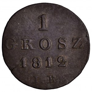 Księstwo Warszawskie, grosz 1812 IB