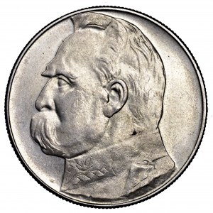 II Rzeczpospolita, 10 złotych 1935, Piłsudski