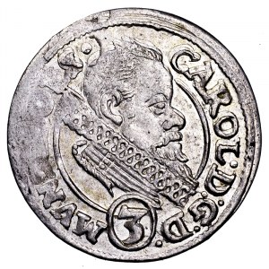 Śląsk, Karol II, 3 krajcary 1614, Oleśnica