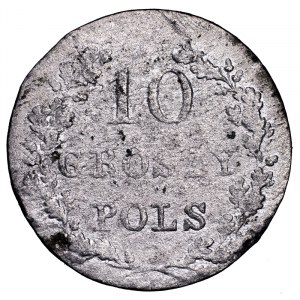 Powstanie Listopadowe, 10 groszy 1831 KG