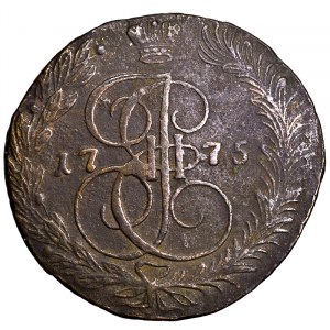 Rosja, Katarzyna II, 5 kopiejek 1775 EM