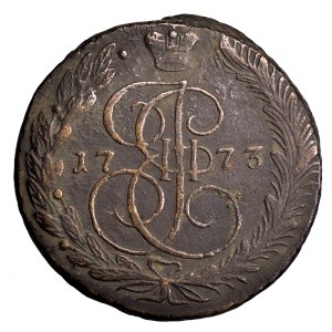 Rosja, Katarzyna II, 5 kopiejek 1773 EM