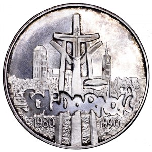 III RP, 100000 zł 1990, Solidarność - typ A