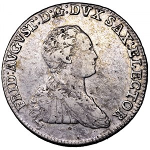 Niemcy, Saksonia, 2/3 talara (gulden) 1768 EDC, Drezno