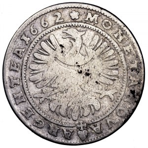 Śląsk, Ks. Legnicko-Brzesko-Wołowskie, Jerzy III Brzeski, 15 krajcarów 1662, Brzeg