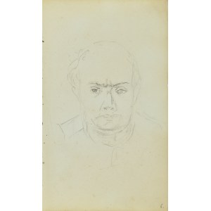 Jacek Malczewski (1854-1929), Głowa mężczyzny ze zmarszczonym czołem