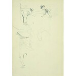 Włodzimierz Tetmajer (1861 - 1923), Szkice pasącej się krowy, 1907