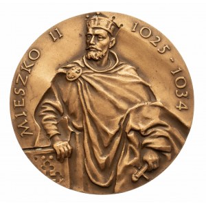 Polska, PRL 1944-1989, medal z serii królewskiej Oddziału Koszalińskiego PTN - Mieszko II.