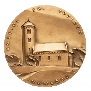 Polska, PRL 1944-1989, medal z serii królewskiej Oddziału Koszalińskiego PTN - Bolesław III Krzywousty.