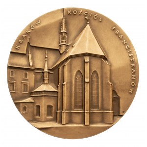 Polska, PRL 1944-1989, medal z serii królewskiej Oddziału Koszalińskiego PTN - Bolesław V Wstydliwy.