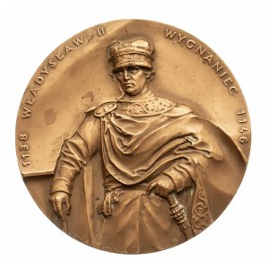 Polska, PRL 1944-1989, medal z serii królewskiej Oddziału Koszalińskiego PTN - Władysław II Wygnaniec.