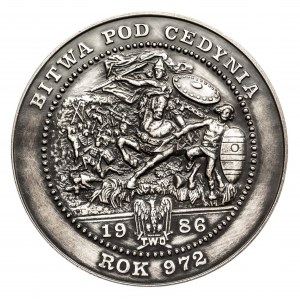 Polska, PRL 1944-1989, medal Mieszko I, Bitwa pod Cedynią 1986.