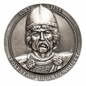 Polska, PRL 1944-1989, medal Bolesław III Krzywousty, Głogów - Psie Pole 1988.