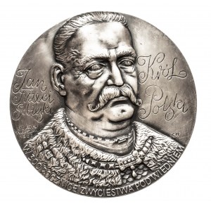Polska, PRL 1944-1989, medal Jan III Sobieski. W 300 ROCZNICE ZWYCIĘSTWA POD WIEDNIEM.