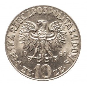 Polska, PRL 1944-1989, 10 złotych 1969 Kopernik